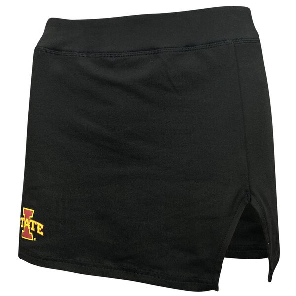 ZooZatz Women's I-State Black V-Notch Skort